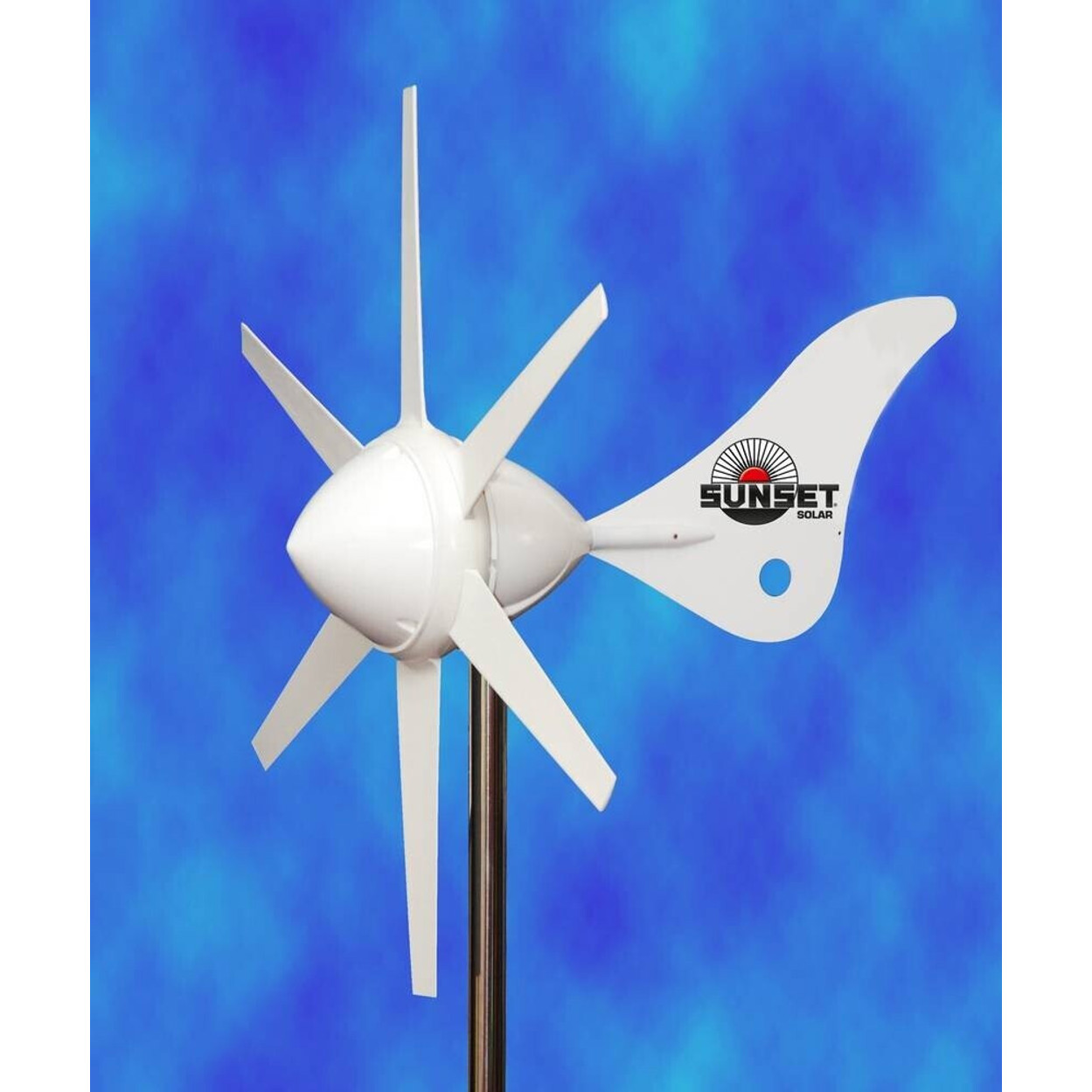 Sunset WG 914i Windgenerator 300W - 6-Blatt Windkraftanlage 12V
