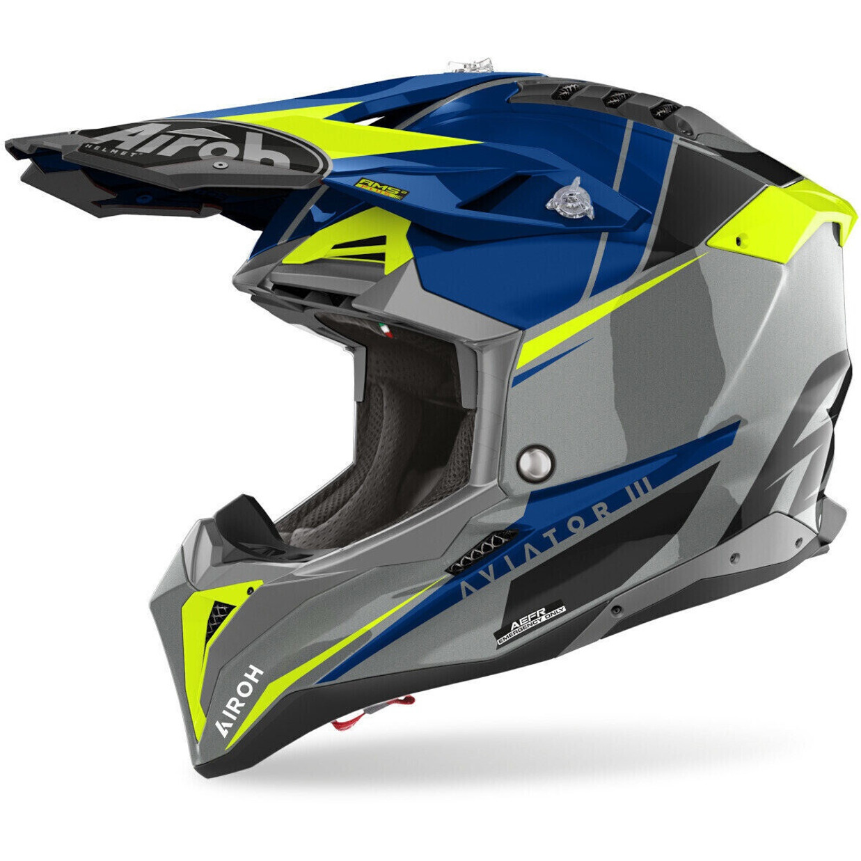 Airoh Aviator 3 (2023) Push Blue Gloss