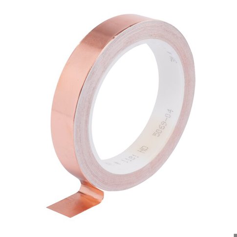 3M™ ET 1181 Kupferfolie - Glatte Kupferfolie mit Leitfähigem Kleber - 19 mm x 16,5 m x 0,07 mm | Abschirmband