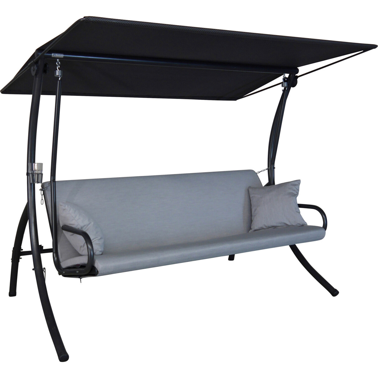 Angerer Hollywoodschaukel Elegance Zip granit